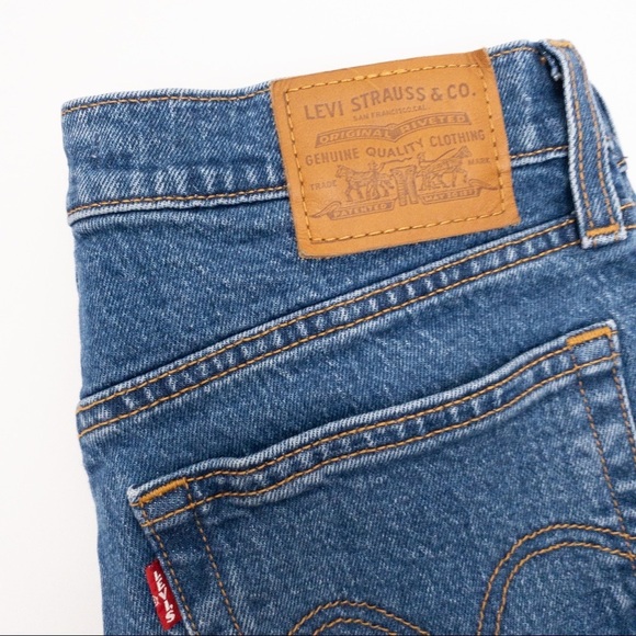 LEVI’S Wedgie Icon Jean Charleston Moves Medium Wash Size 26 - Picture 10 of 10